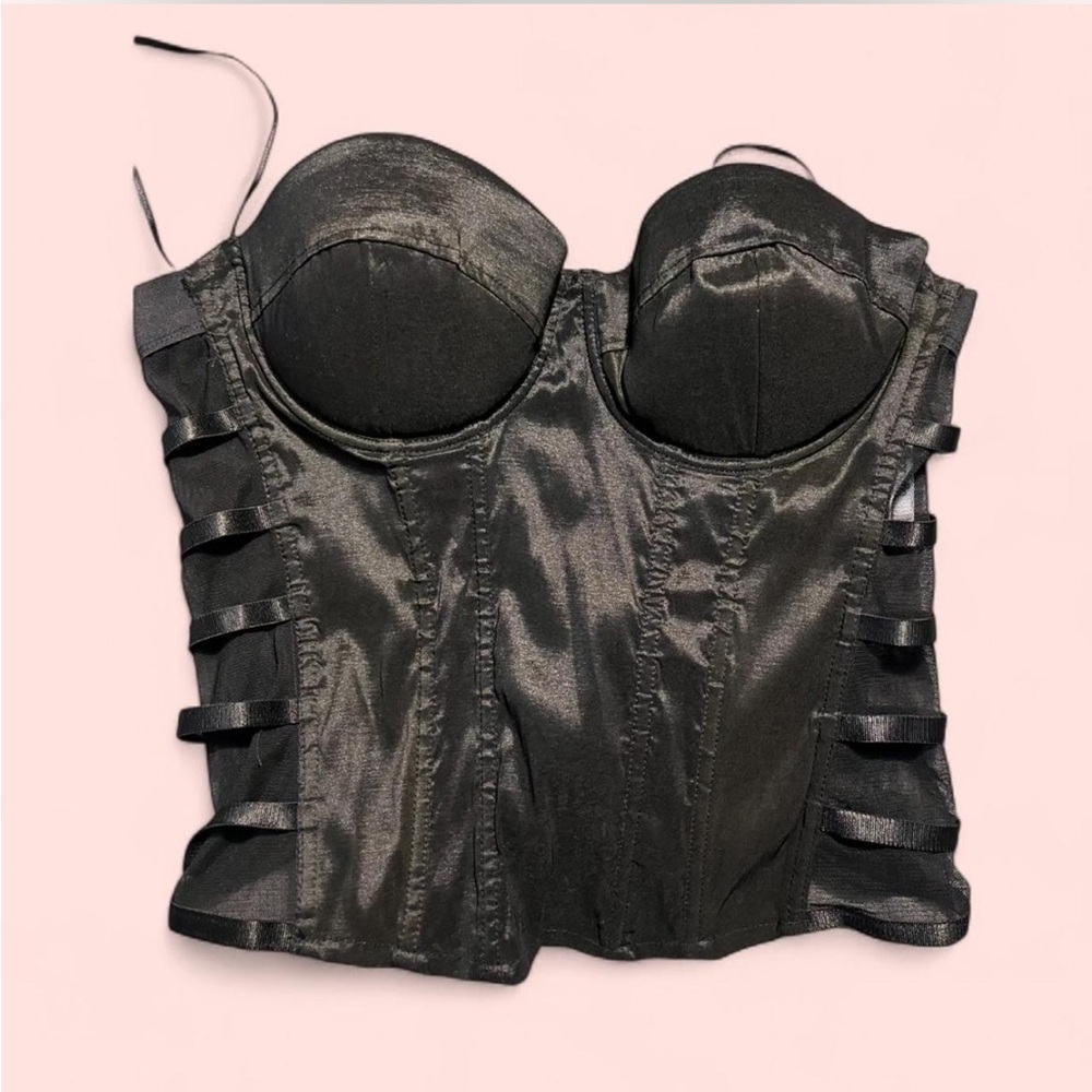 Charlotte Russe Black Bustier